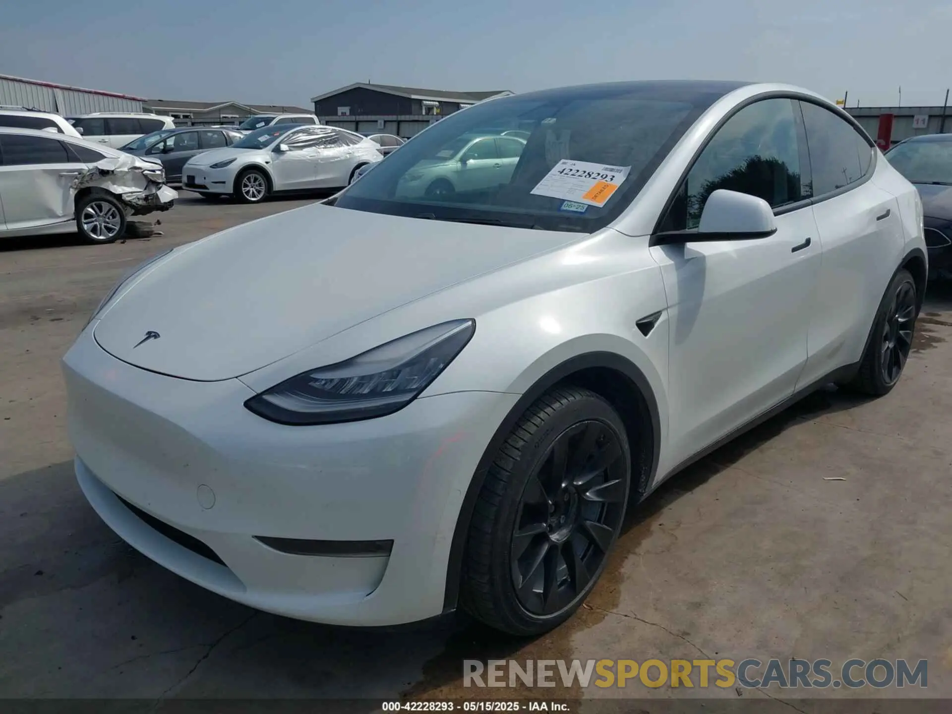 2 Photograph of a damaged car 5YJYGDEE4LF011275 TESLA MODEL Y 2020
