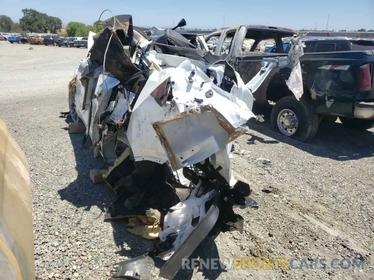 3 Photograph of a damaged car 5YJYGDEE4LF015410 TESLA MODEL Y 2020