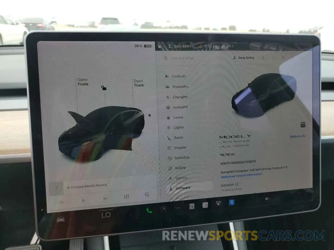 9 Photograph of a damaged car 5YJYGDEE4LF018274 TESLA MODEL Y 2020