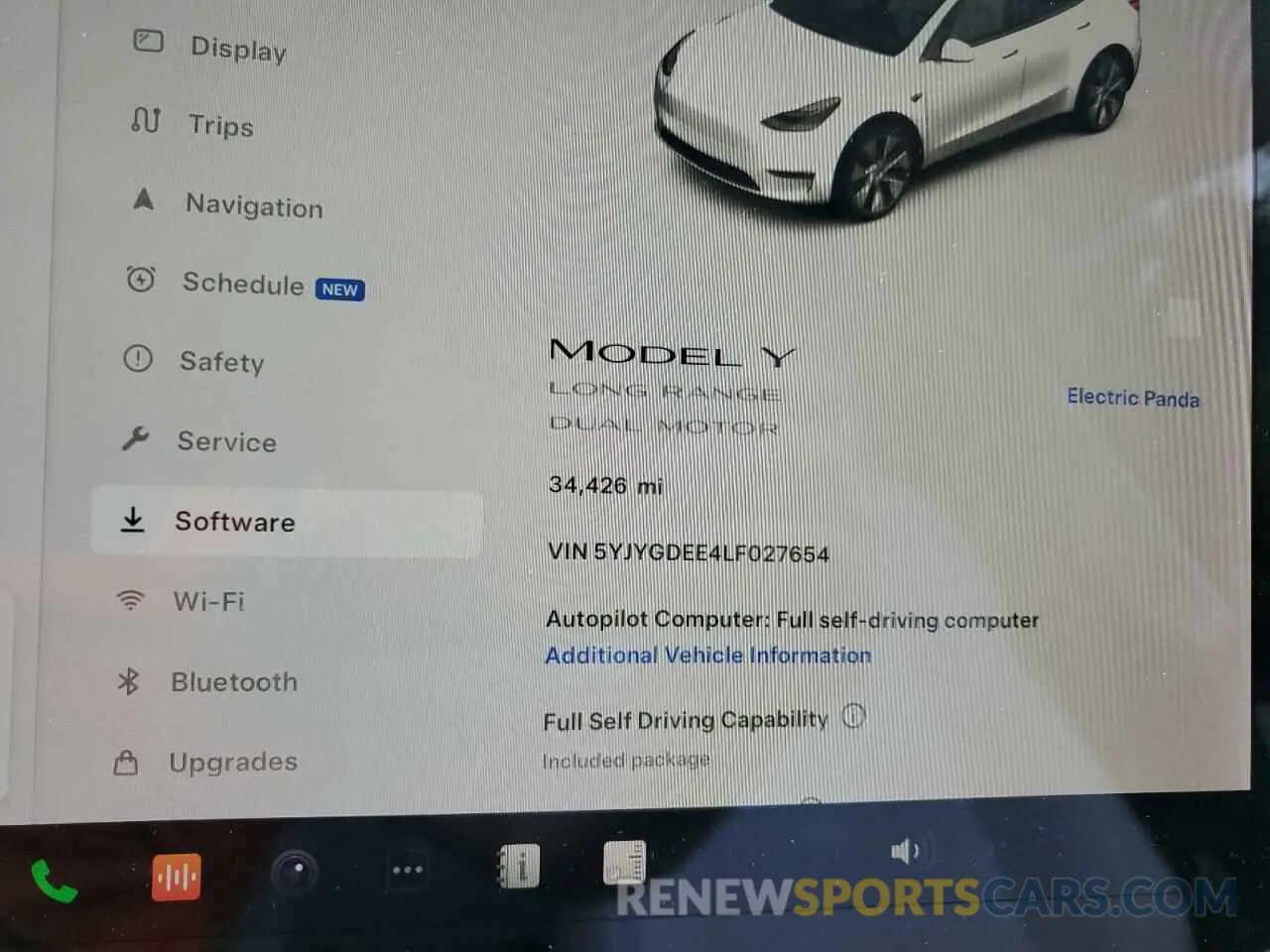 9 Photograph of a damaged car 5YJYGDEE4LF027654 TESLA MODEL Y 2020