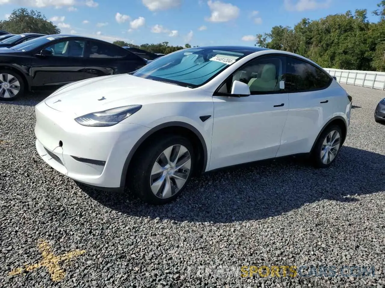 1 Photograph of a damaged car 5YJYGDEE4LF031168 TESLA MODEL Y 2020