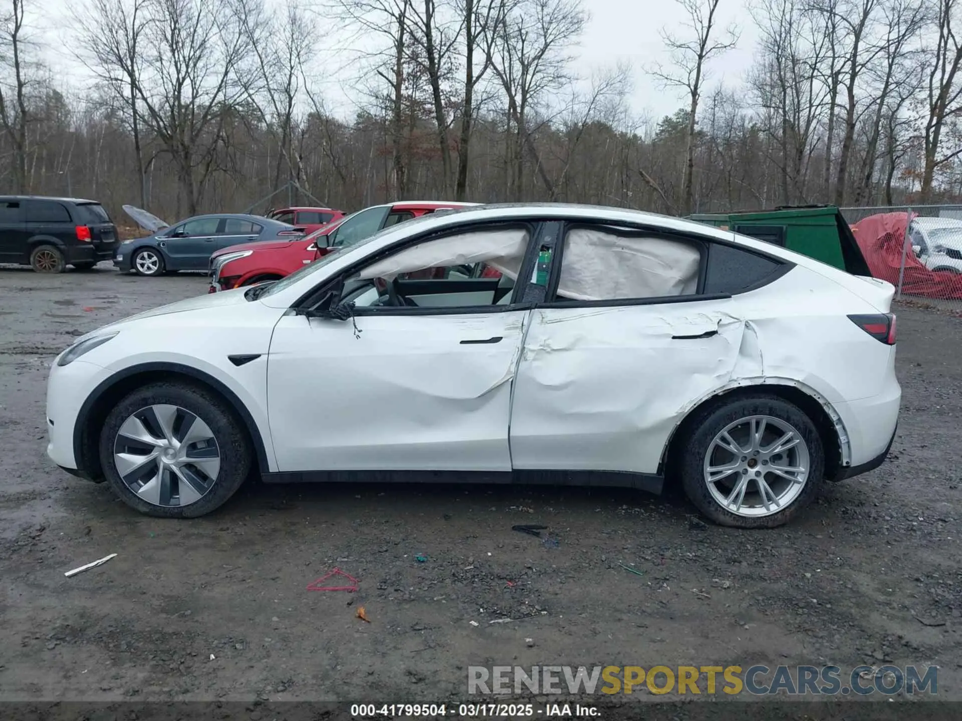 14 Photograph of a damaged car 5YJYGDEE4LF044843 TESLA MODEL Y 2020