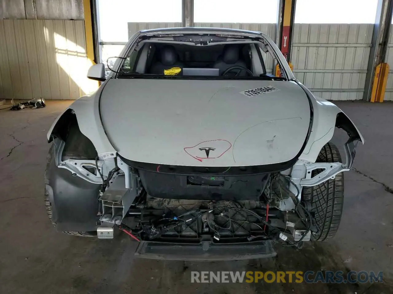 5 Photograph of a damaged car 5YJYGDEE5LF009342 TESLA MODEL Y 2020