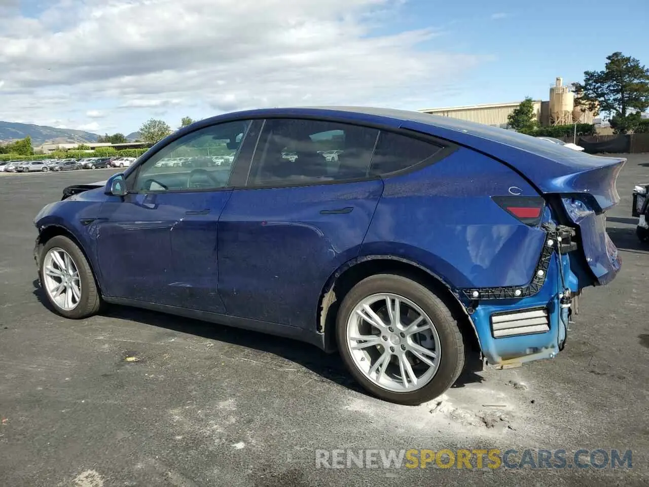 2 Photograph of a damaged car 5YJYGDEE5LF010247 TESLA MODEL Y 2020