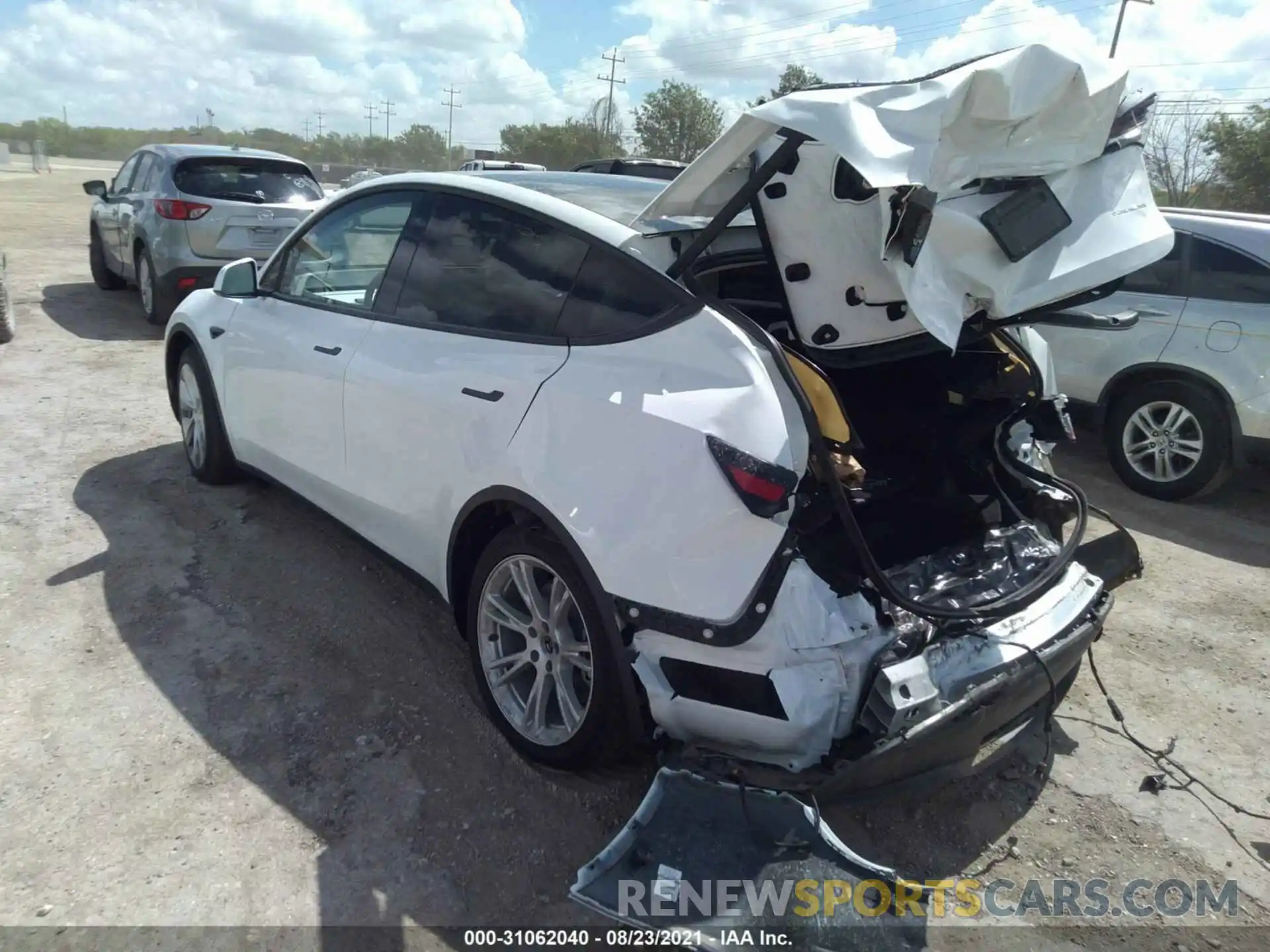 3 Photograph of a damaged car 5YJYGDEE5LF023595 TESLA MODEL Y 2020