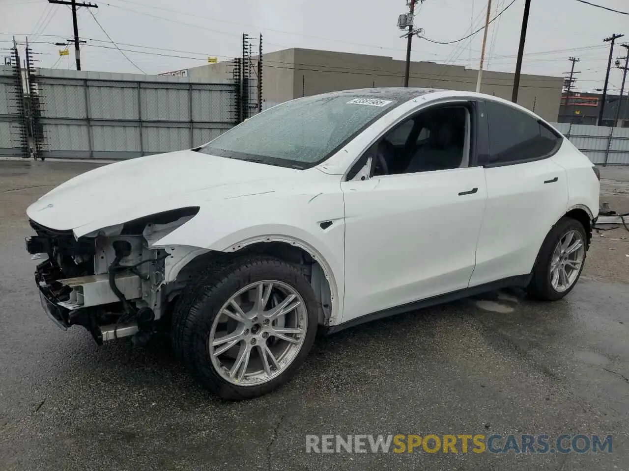 1 Photograph of a damaged car 5YJYGDEE5LF053938 TESLA MODEL Y 2020