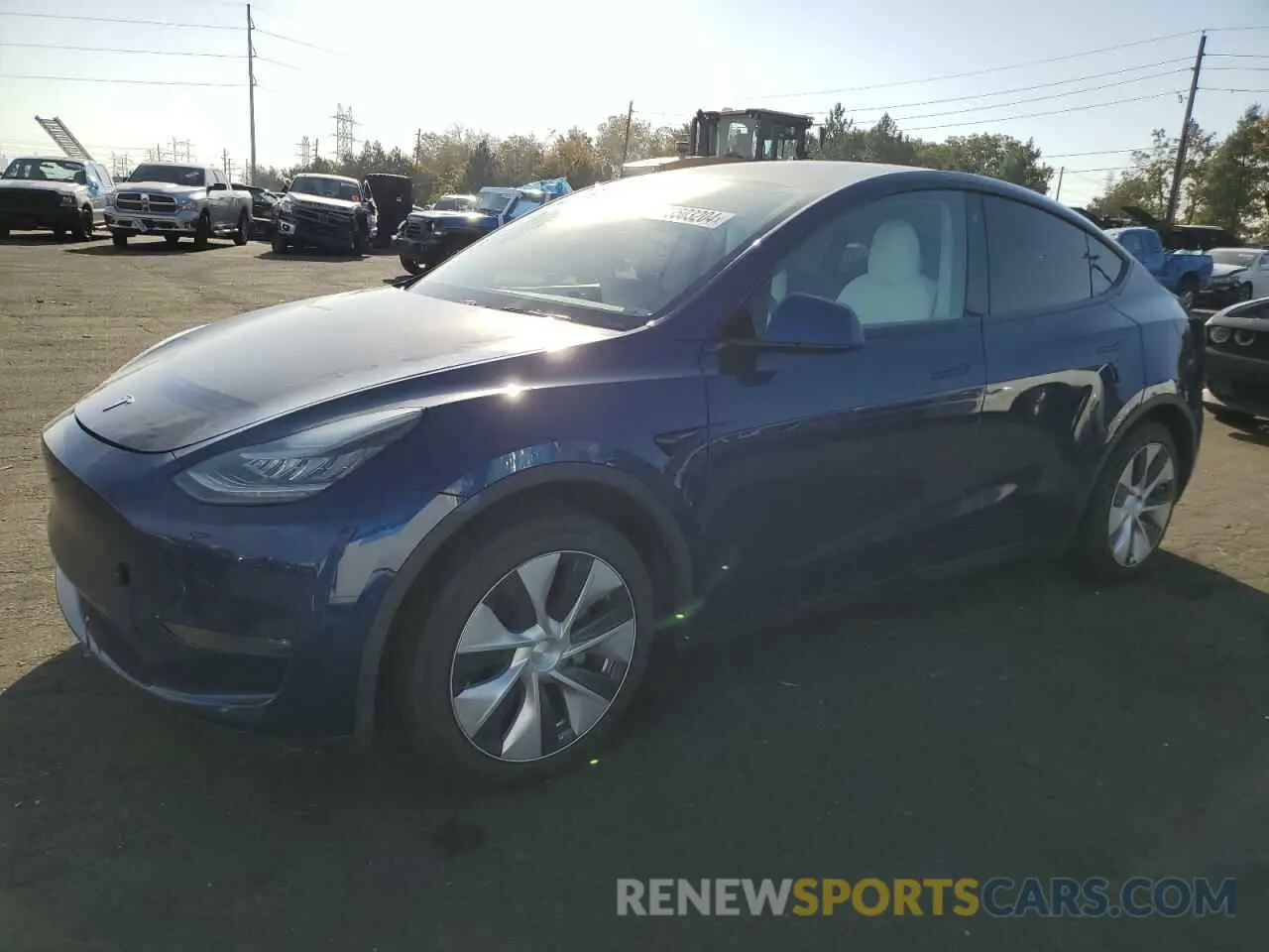 1 Photograph of a damaged car 5YJYGDEE5LF059769 TESLA MODEL Y 2020