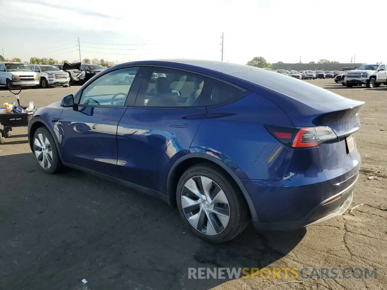 2 Photograph of a damaged car 5YJYGDEE5LF059769 TESLA MODEL Y 2020