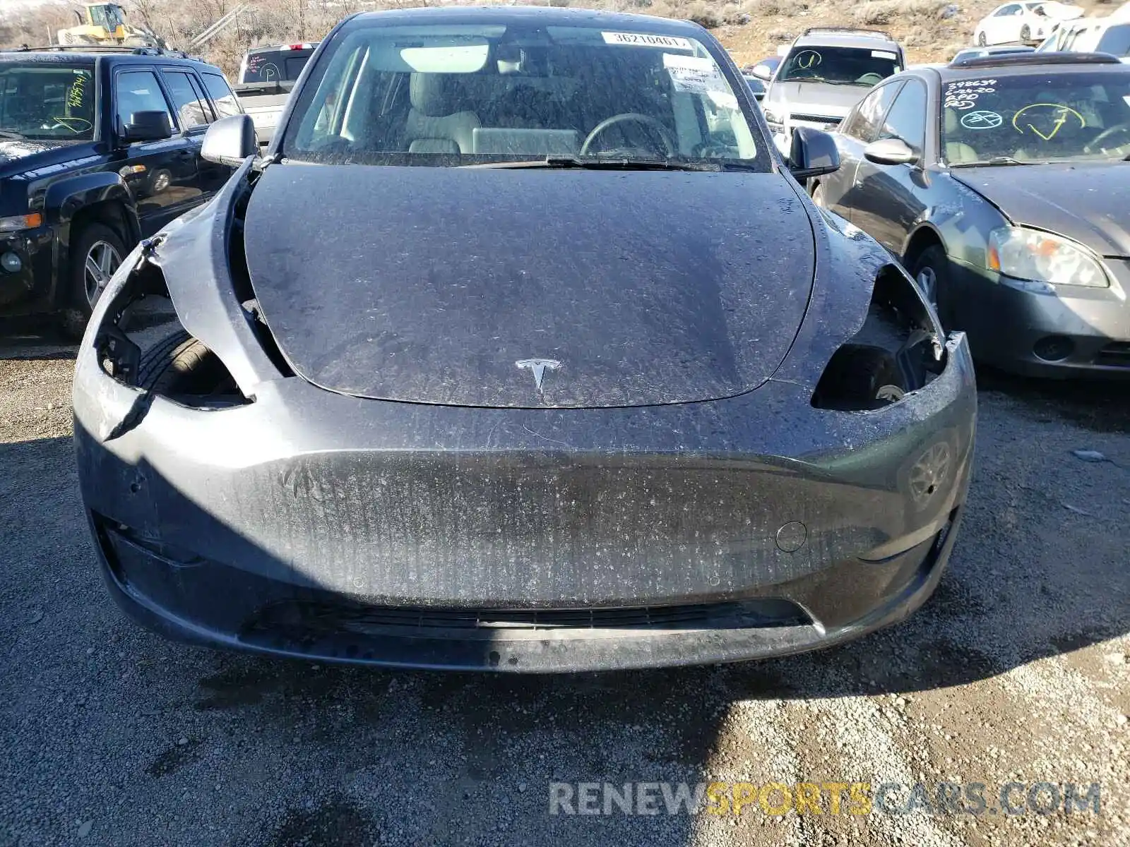 7 Photograph of a damaged car 5YJYGDEE6LF008975 TESLA MODEL Y 2020