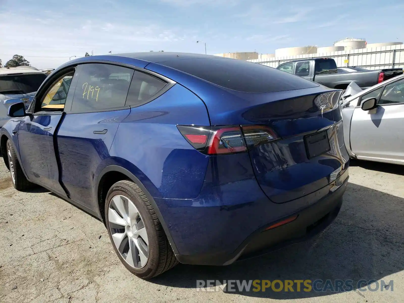 3 Photograph of a damaged car 5YJYGDEE6LF018079 TESLA MODEL Y 2020