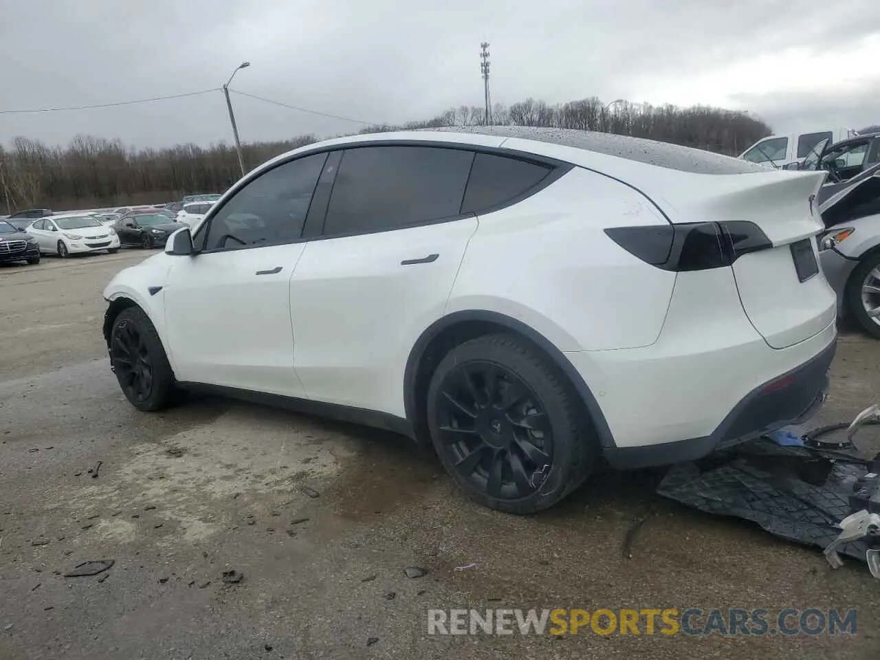 2 Photograph of a damaged car 5YJYGDEE6LF021273 TESLA MODEL Y 2020