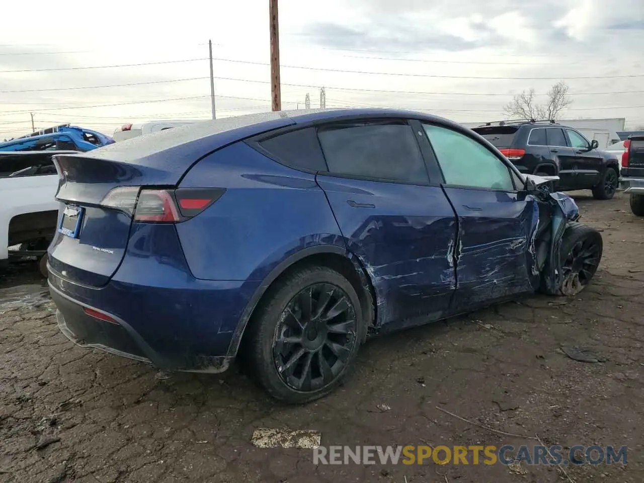 3 Photograph of a damaged car 5YJYGDEE6LF024397 TESLA MODEL Y 2020
