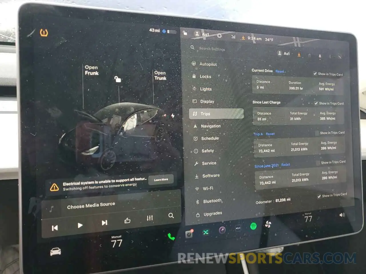 9 Photograph of a damaged car 5YJYGDEE6LF024397 TESLA MODEL Y 2020