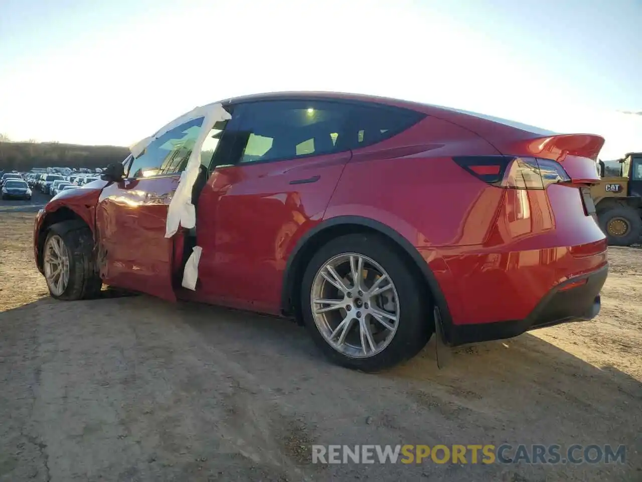 2 Photograph of a damaged car 5YJYGDEE6LF031043 TESLA MODEL Y 2020