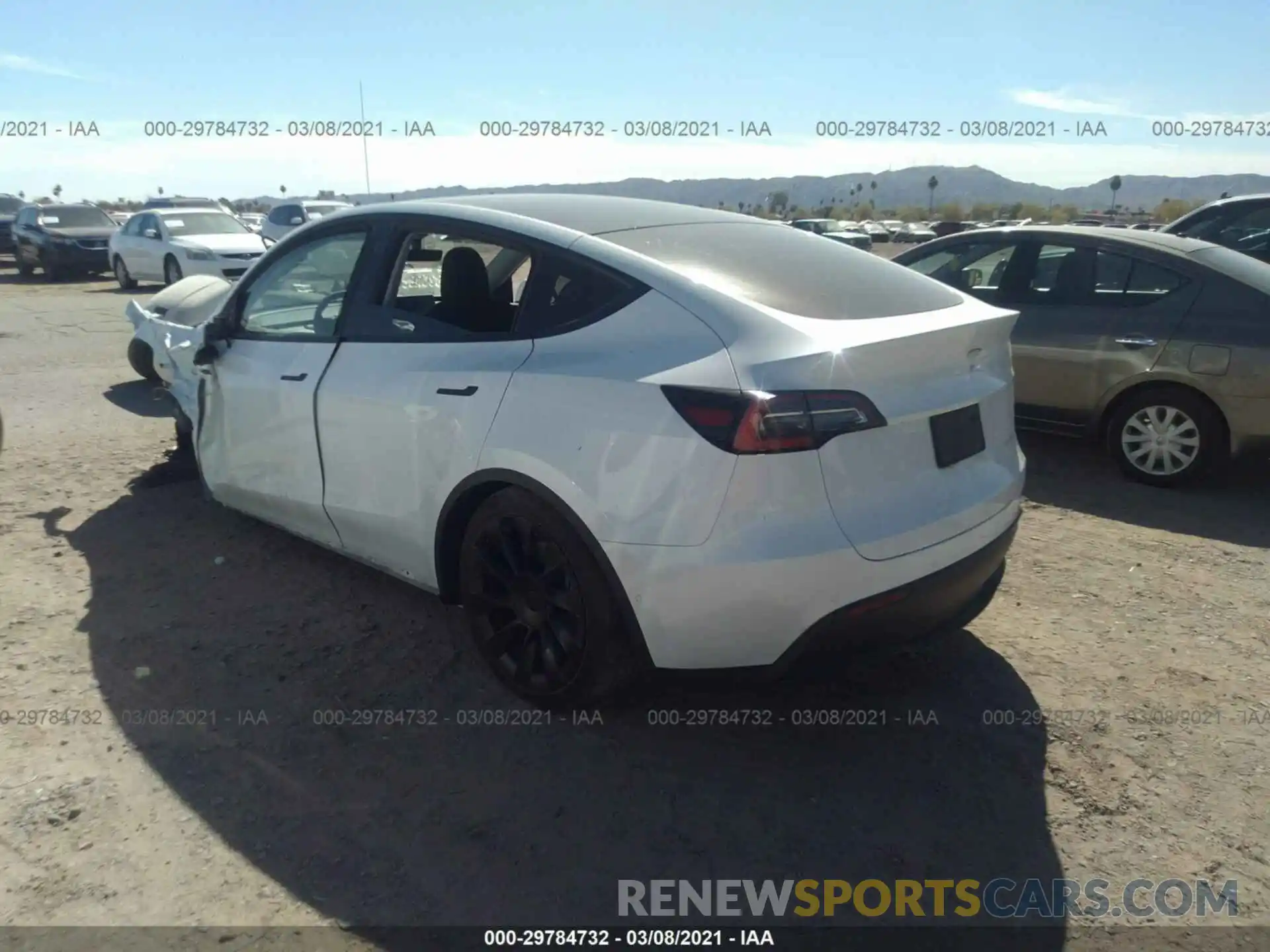 3 Photograph of a damaged car 5YJYGDEE6LF045962 TESLA MODEL Y 2020