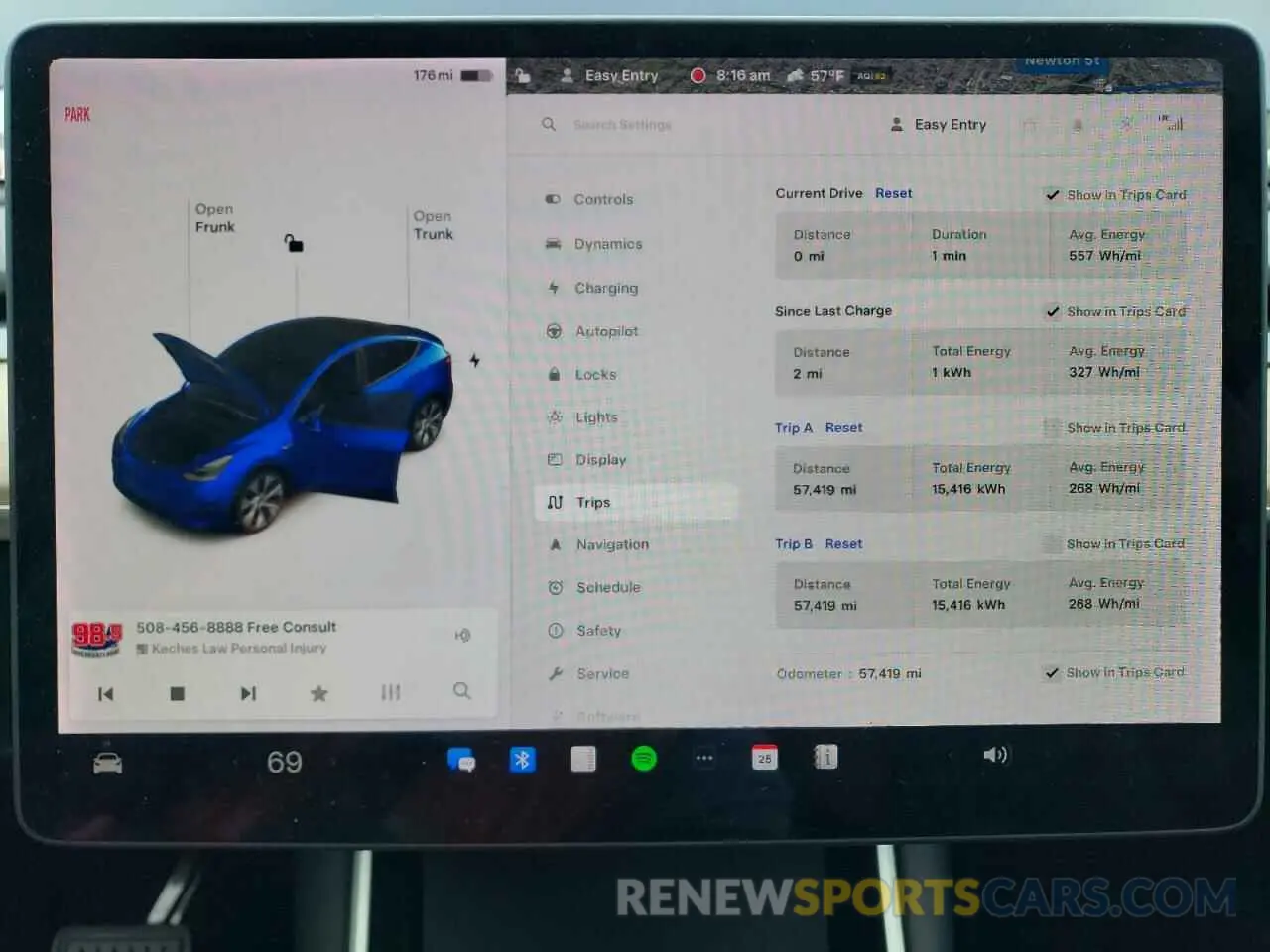 9 Photograph of a damaged car 5YJYGDEE7LF006488 TESLA MODEL Y 2020
