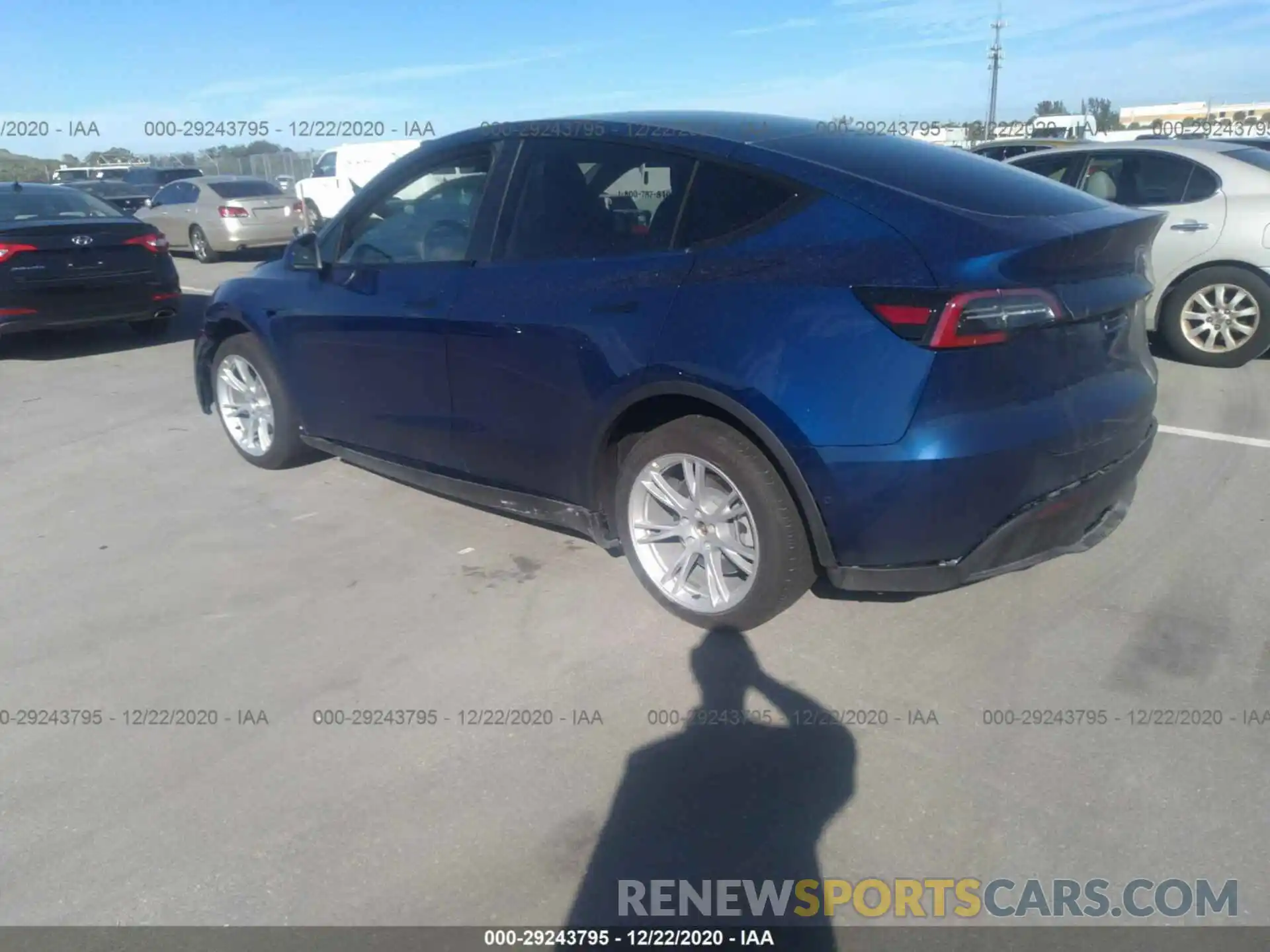 3 Photograph of a damaged car 5YJYGDEE7LF006510 TESLA MODEL Y 2020