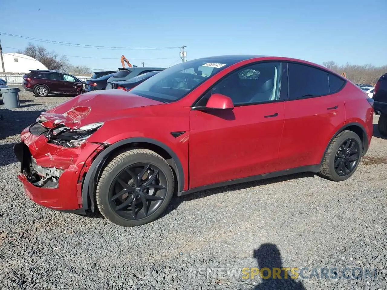 1 Photograph of a damaged car 5YJYGDEE7LF008743 TESLA MODEL Y 2020