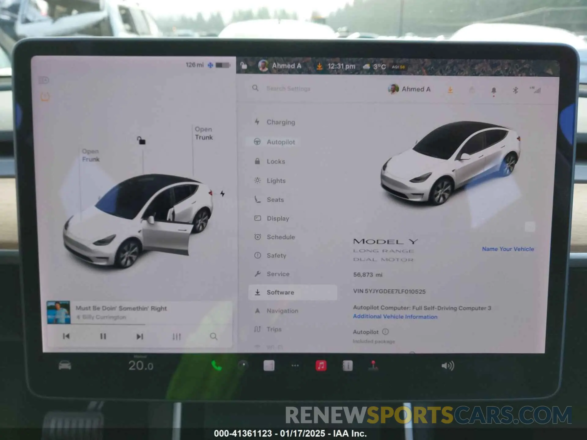 7 Photograph of a damaged car 5YJYGDEE7LF010525 TESLA MODEL Y 2020