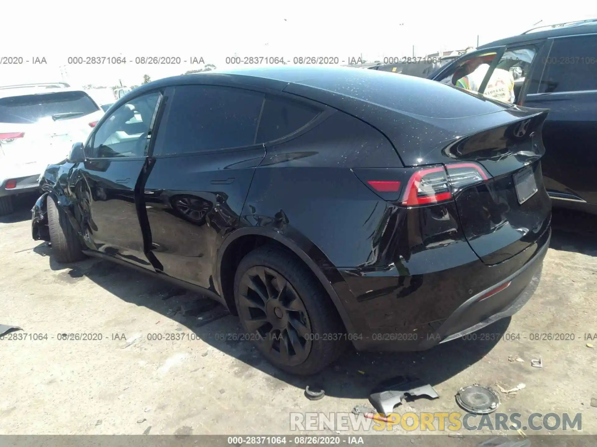 3 Photograph of a damaged car 5YJYGDEE7LF018446 TESLA MODEL Y 2020