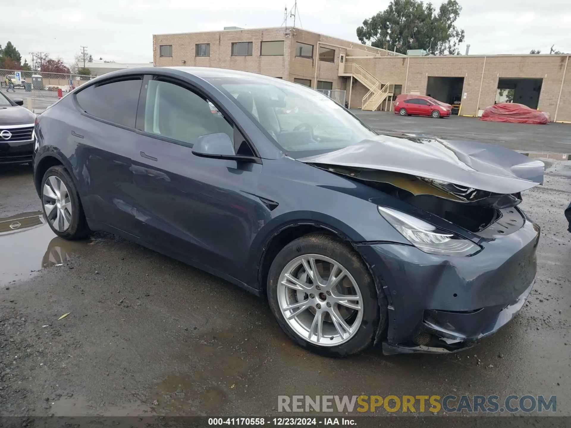 1 Photograph of a damaged car 5YJYGDEE7LF030080 TESLA MODEL Y 2020