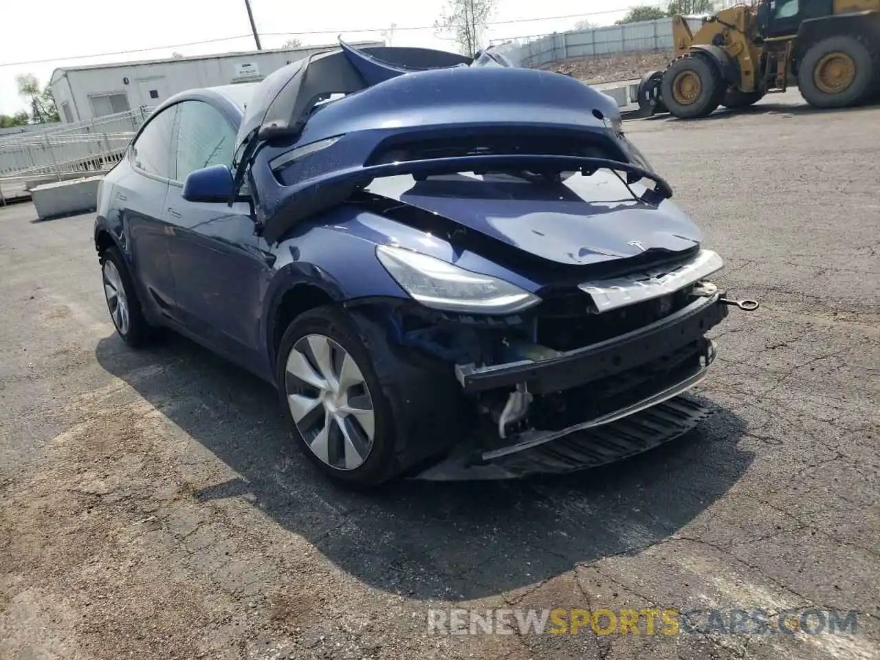 9 Photograph of a damaged car 5YJYGDEE7LF032461 TESLA MODEL Y 2020