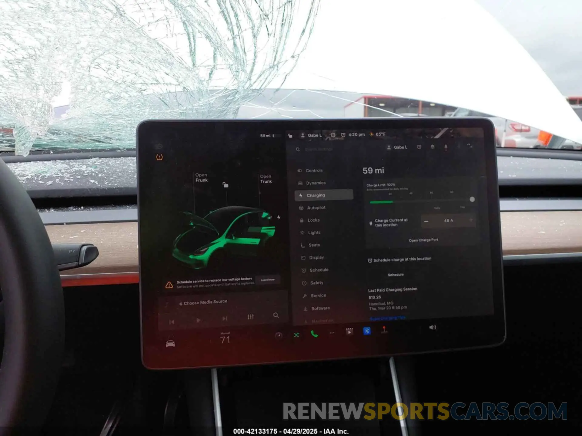 7 Photograph of a damaged car 5YJYGDEE8LF012994 TESLA MODEL Y 2020