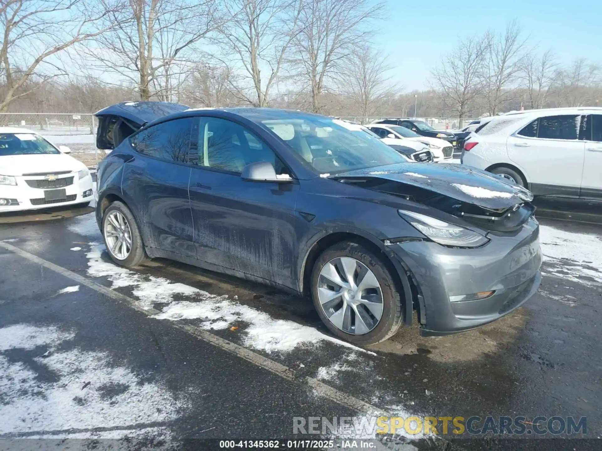 1 Photograph of a damaged car 5YJYGDEE8LF026135 TESLA MODEL Y 2020