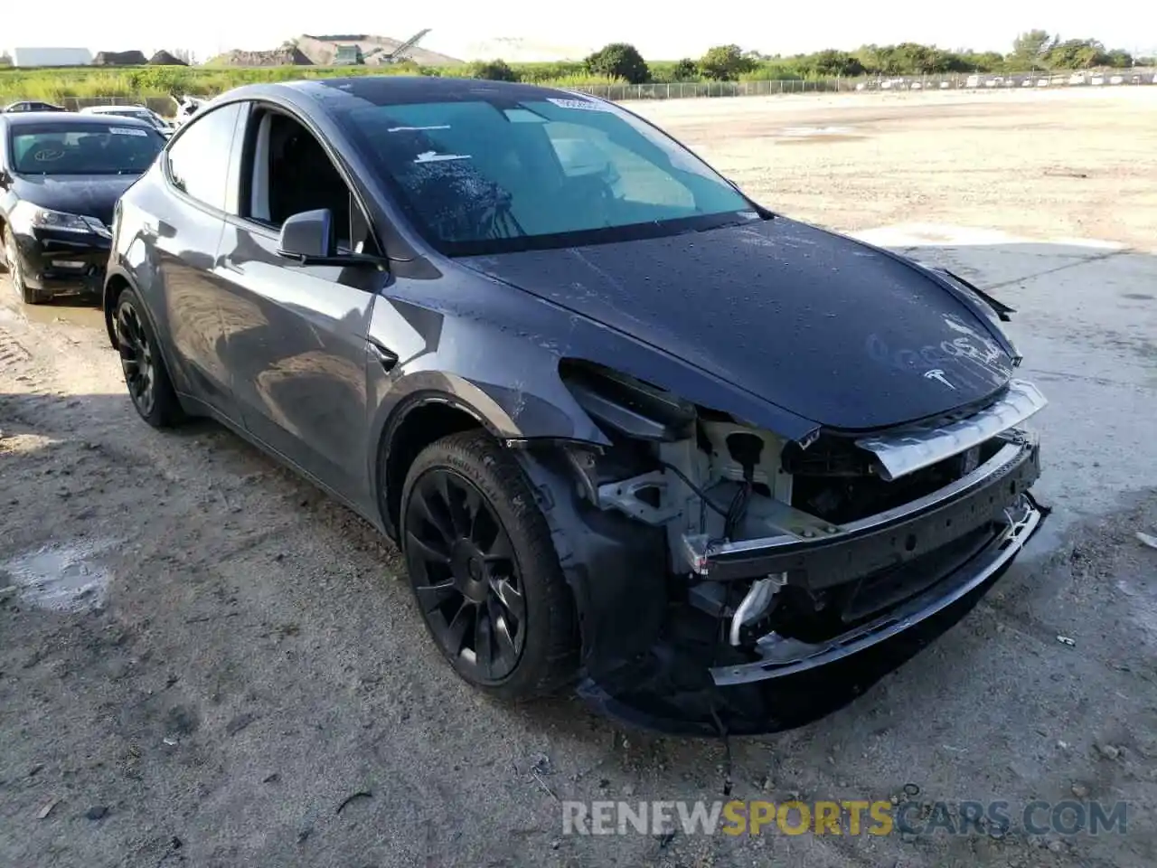 1 Photograph of a damaged car 5YJYGDEE8LF029309 TESLA MODEL Y 2020