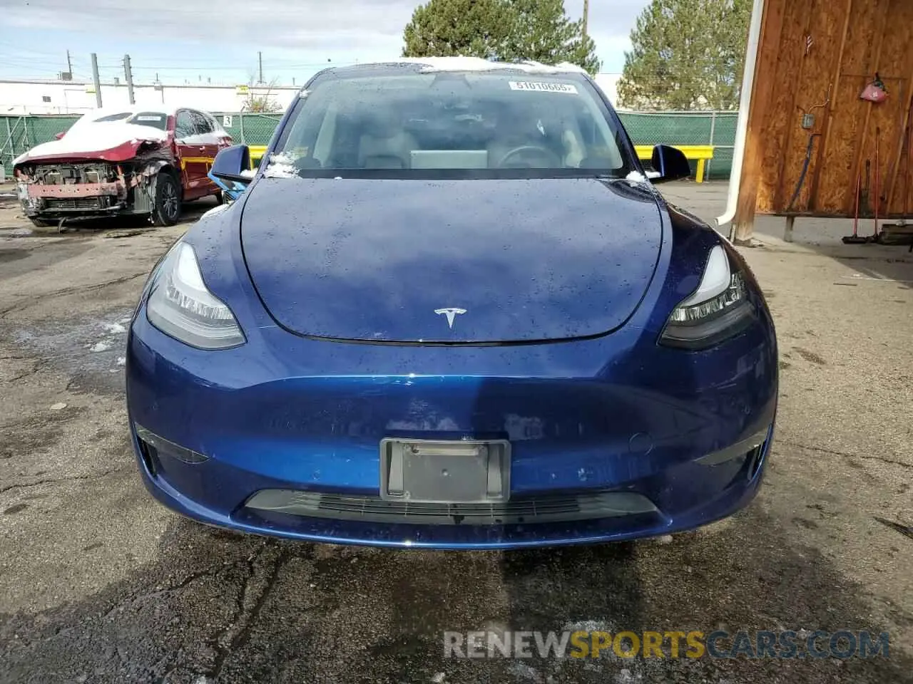 5 Photograph of a damaged car 5YJYGDEE8LF029553 TESLA MODEL Y 2020