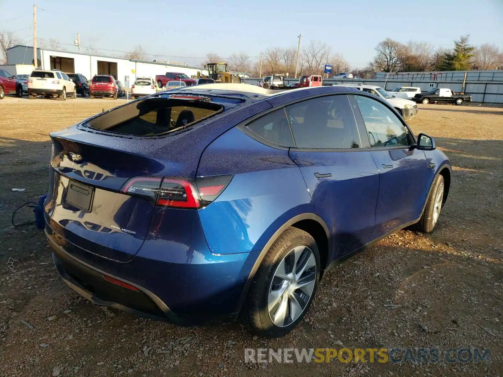 4 Photograph of a damaged car 5YJYGDEE8LF030699 TESLA MODEL Y 2020