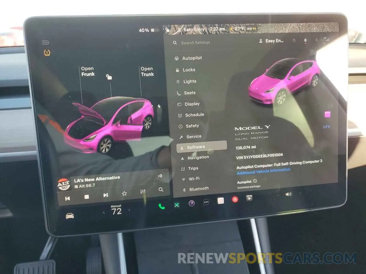 9 Photograph of a damaged car 5YJYGDEE8LF051004 TESLA MODEL Y 2020