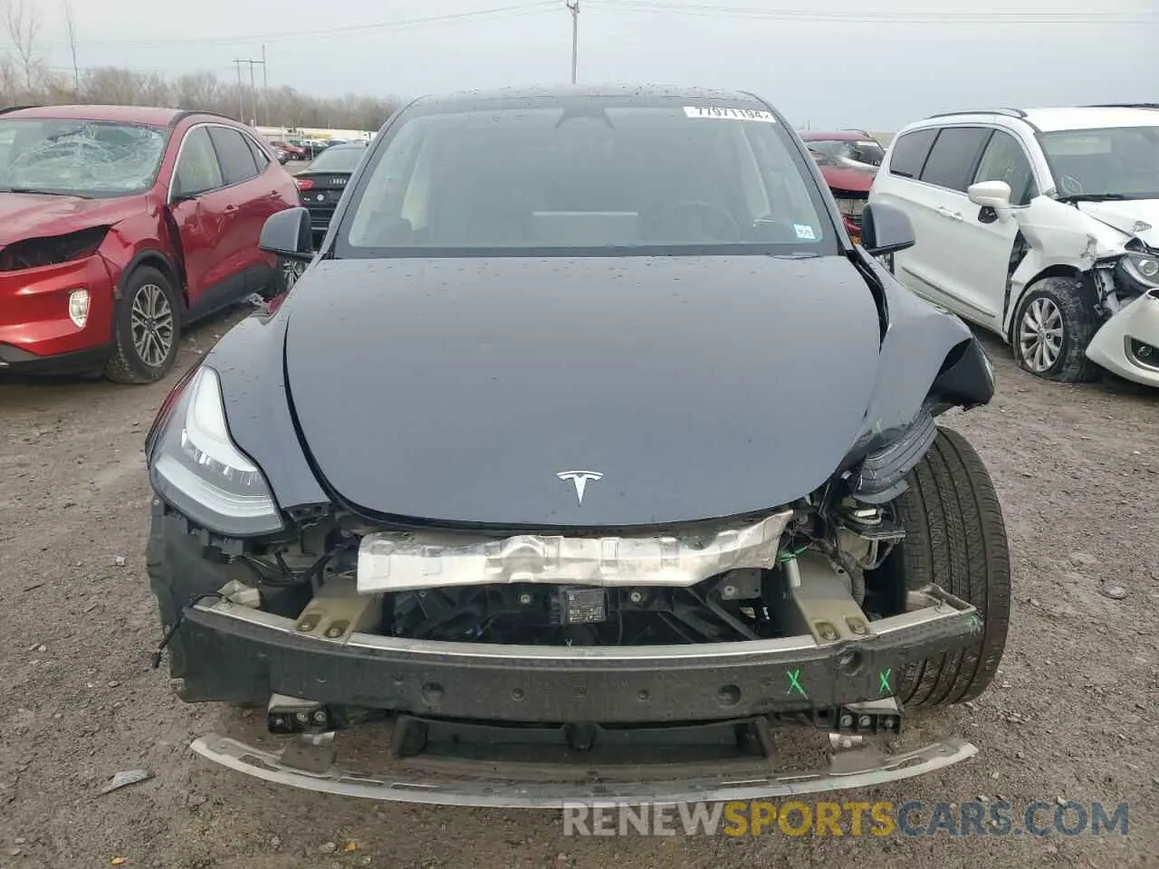 5 Photograph of a damaged car 5YJYGDEE9LF007089 TESLA MODEL Y 2020