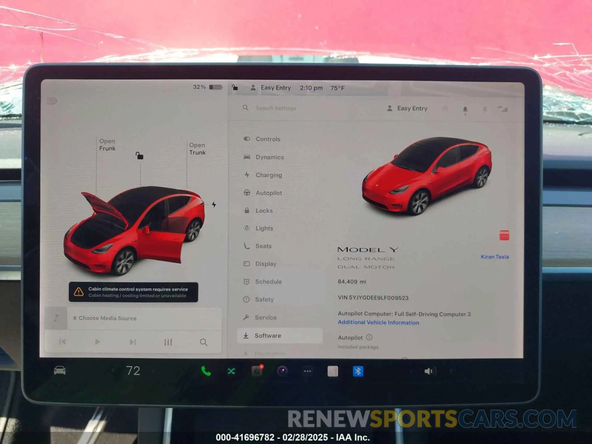 17 Photograph of a damaged car 5YJYGDEE9LF009523 TESLA MODEL Y 2020
