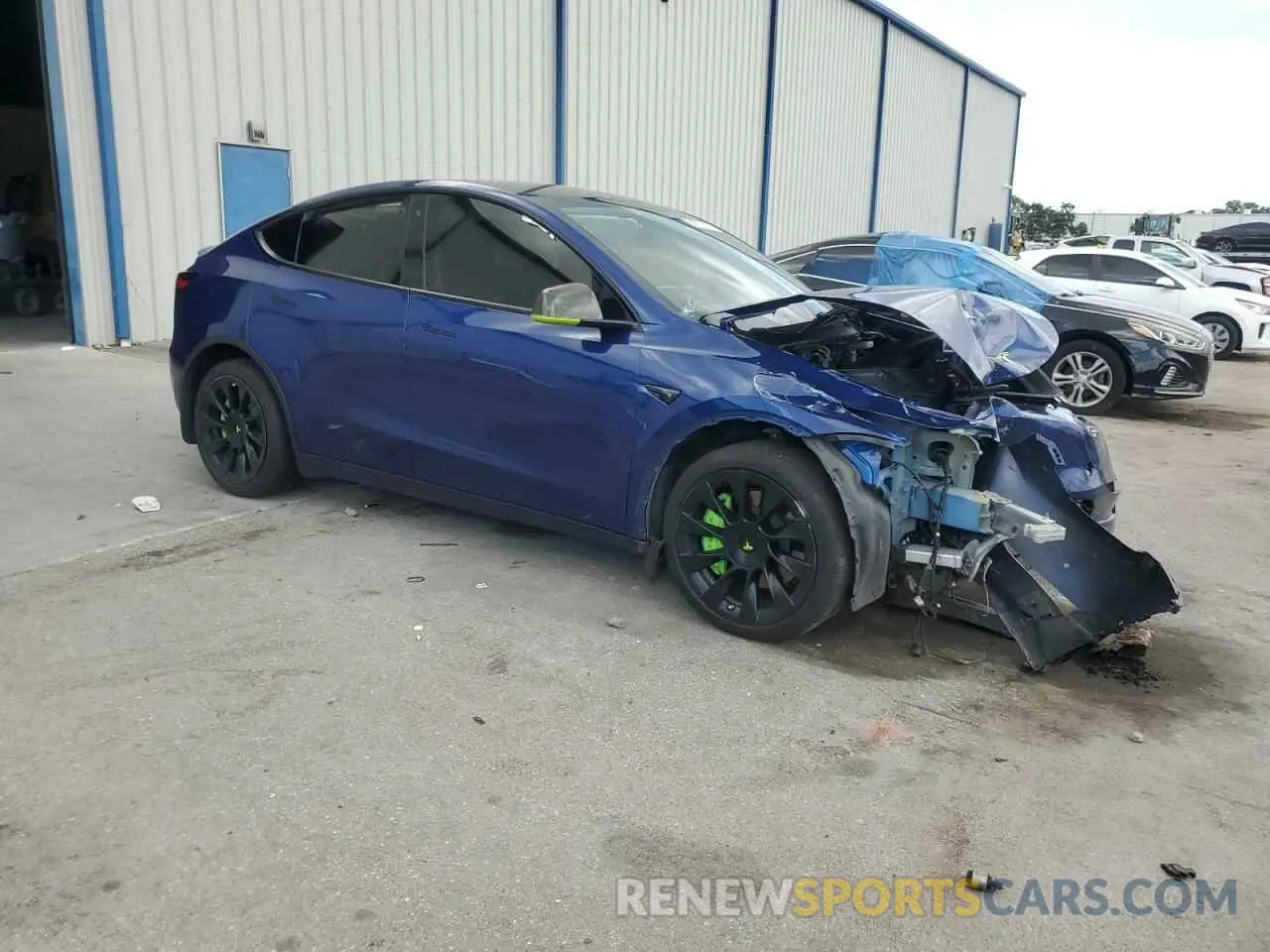 4 Photograph of a damaged car 5YJYGDEE9LF012681 TESLA MODEL Y 2020