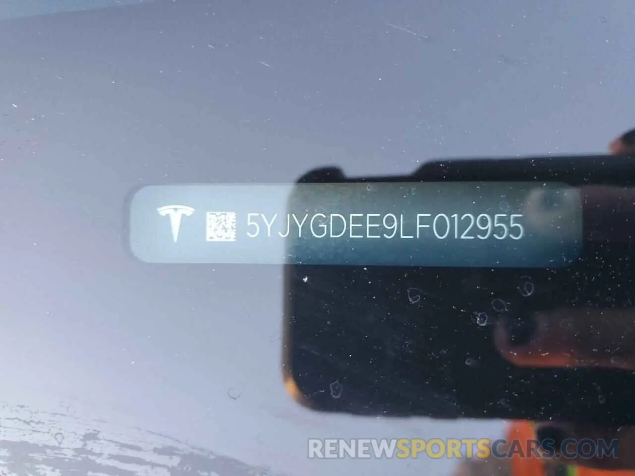 12 Photograph of a damaged car 5YJYGDEE9LF012955 TESLA MODEL Y 2020