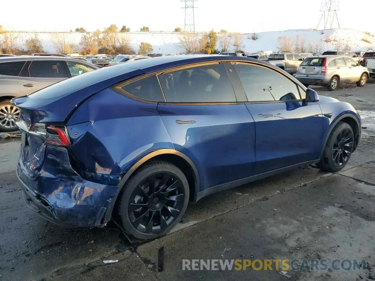 3 Photograph of a damaged car 5YJYGDEE9LF012955 TESLA MODEL Y 2020