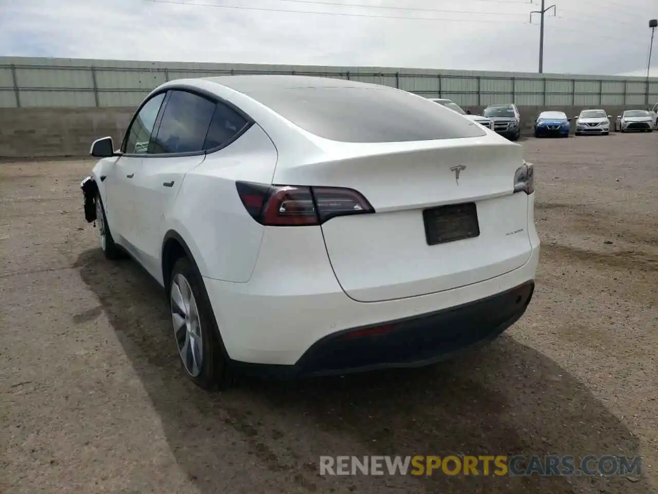 3 Photograph of a damaged car 5YJYGDEE9LF015211 TESLA MODEL Y 2020