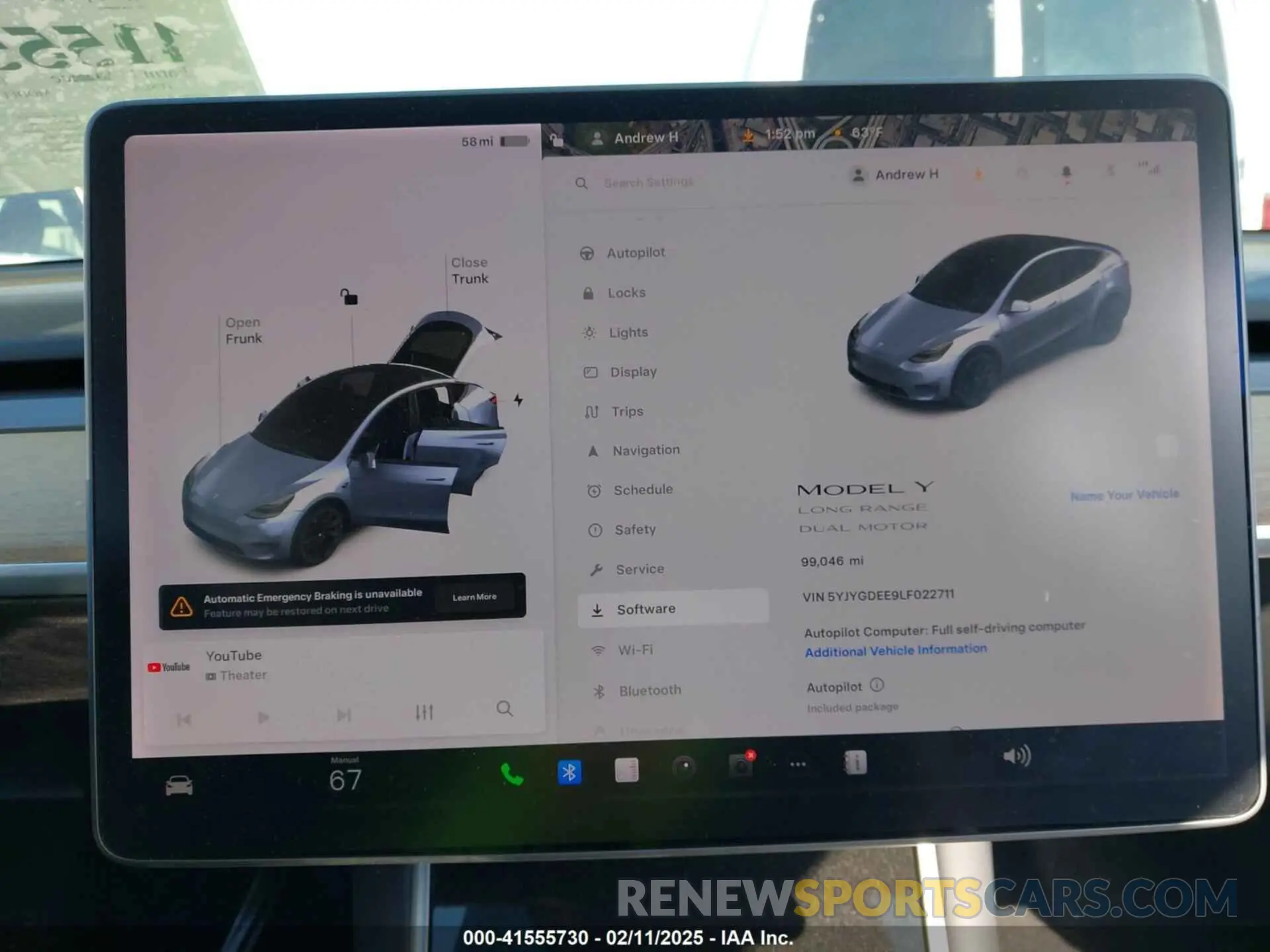 19 Photograph of a damaged car 5YJYGDEE9LF022711 TESLA MODEL Y 2020