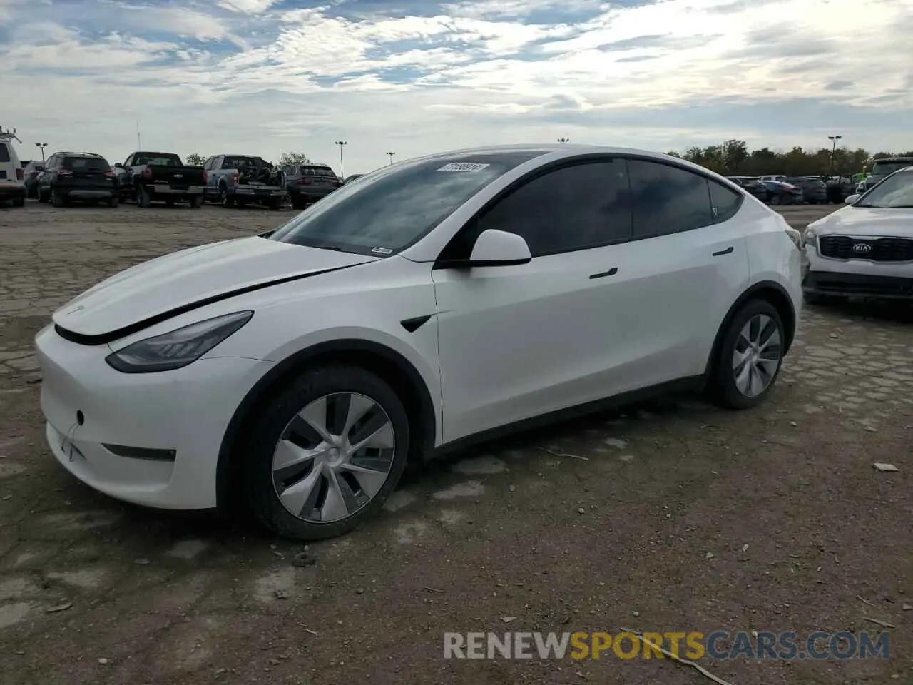 1 Photograph of a damaged car 5YJYGDEE9LF031148 TESLA MODEL Y 2020