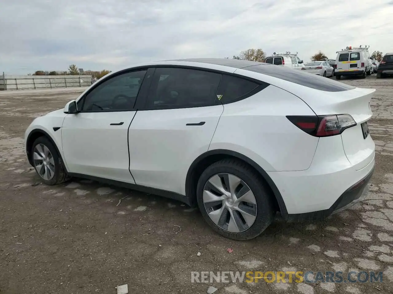 2 Photograph of a damaged car 5YJYGDEE9LF031148 TESLA MODEL Y 2020