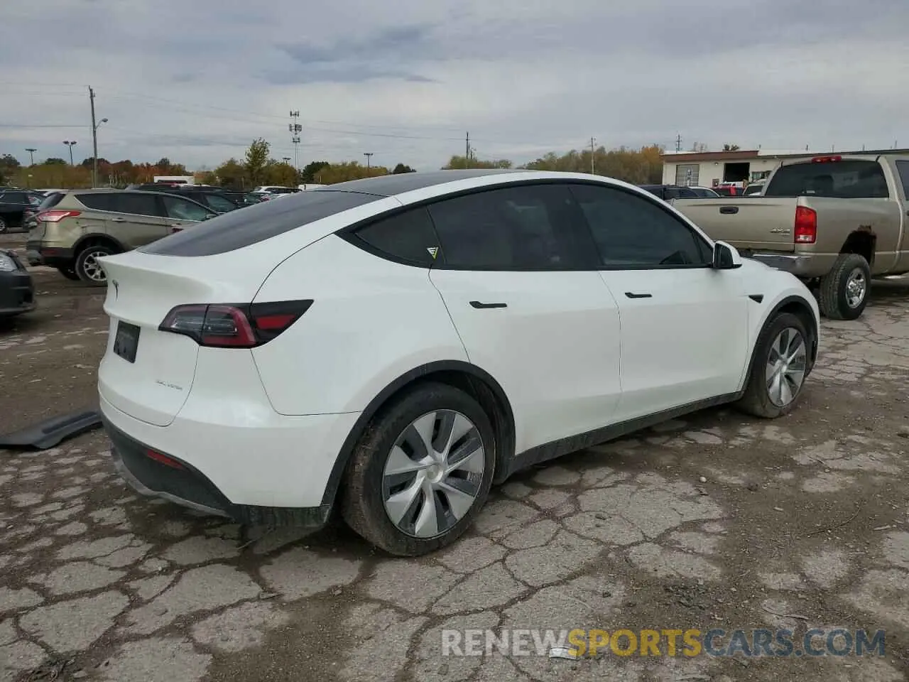 3 Photograph of a damaged car 5YJYGDEE9LF031148 TESLA MODEL Y 2020