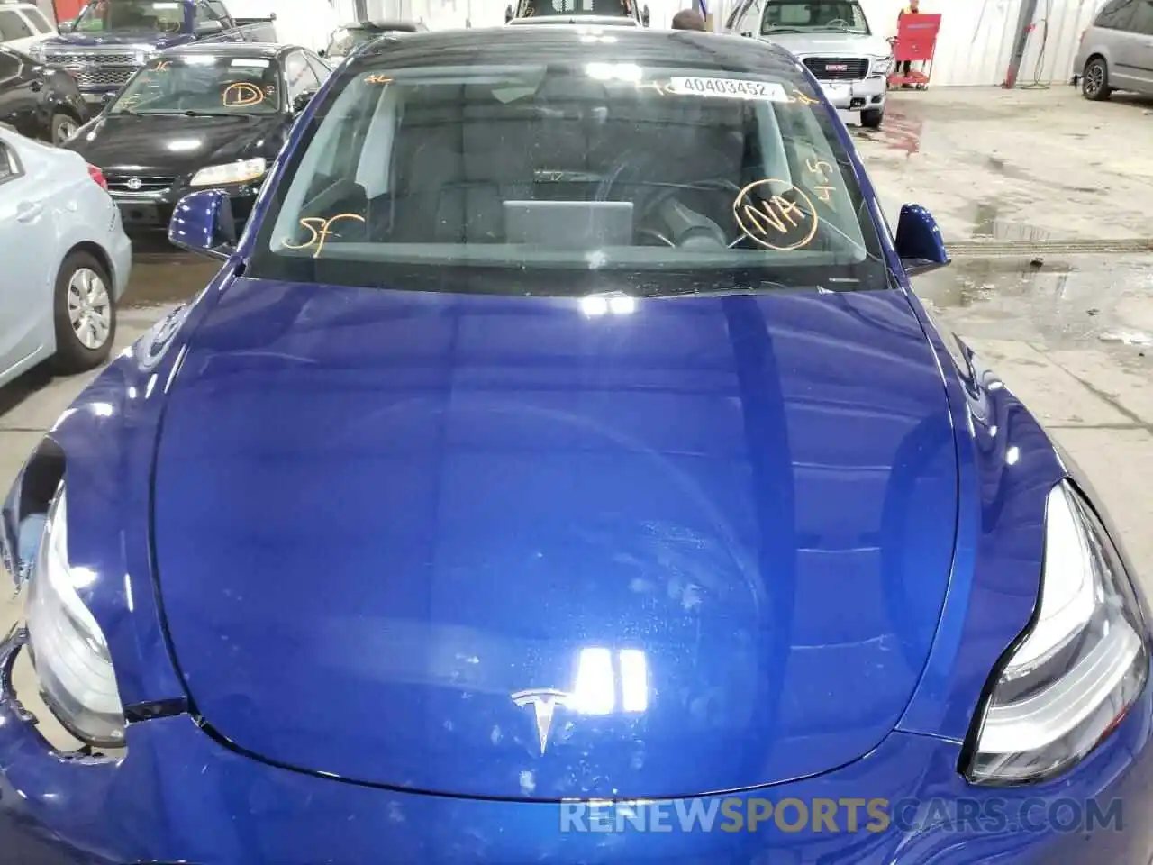 7 Photograph of a damaged car 5YJYGDEE9LF034955 TESLA MODEL Y 2020