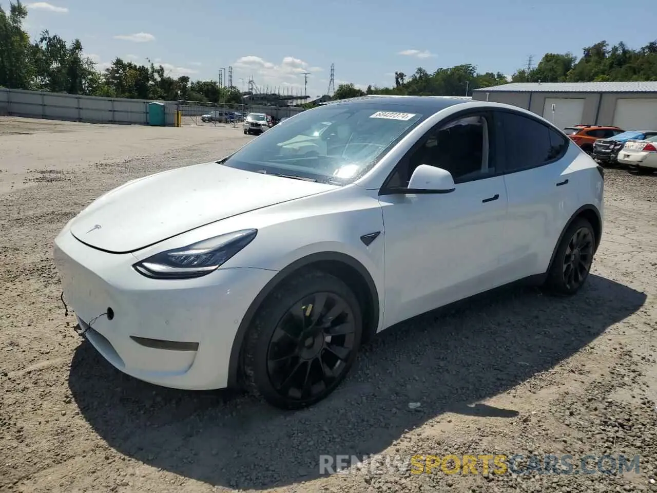 1 Photograph of a damaged car 5YJYGDEE9LF046135 TESLA MODEL Y 2020
