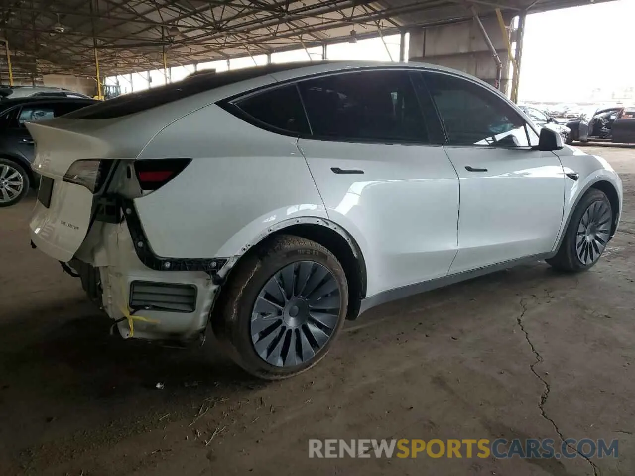3 Photograph of a damaged car 5YJYGDEE9LF054591 TESLA MODEL Y 2020