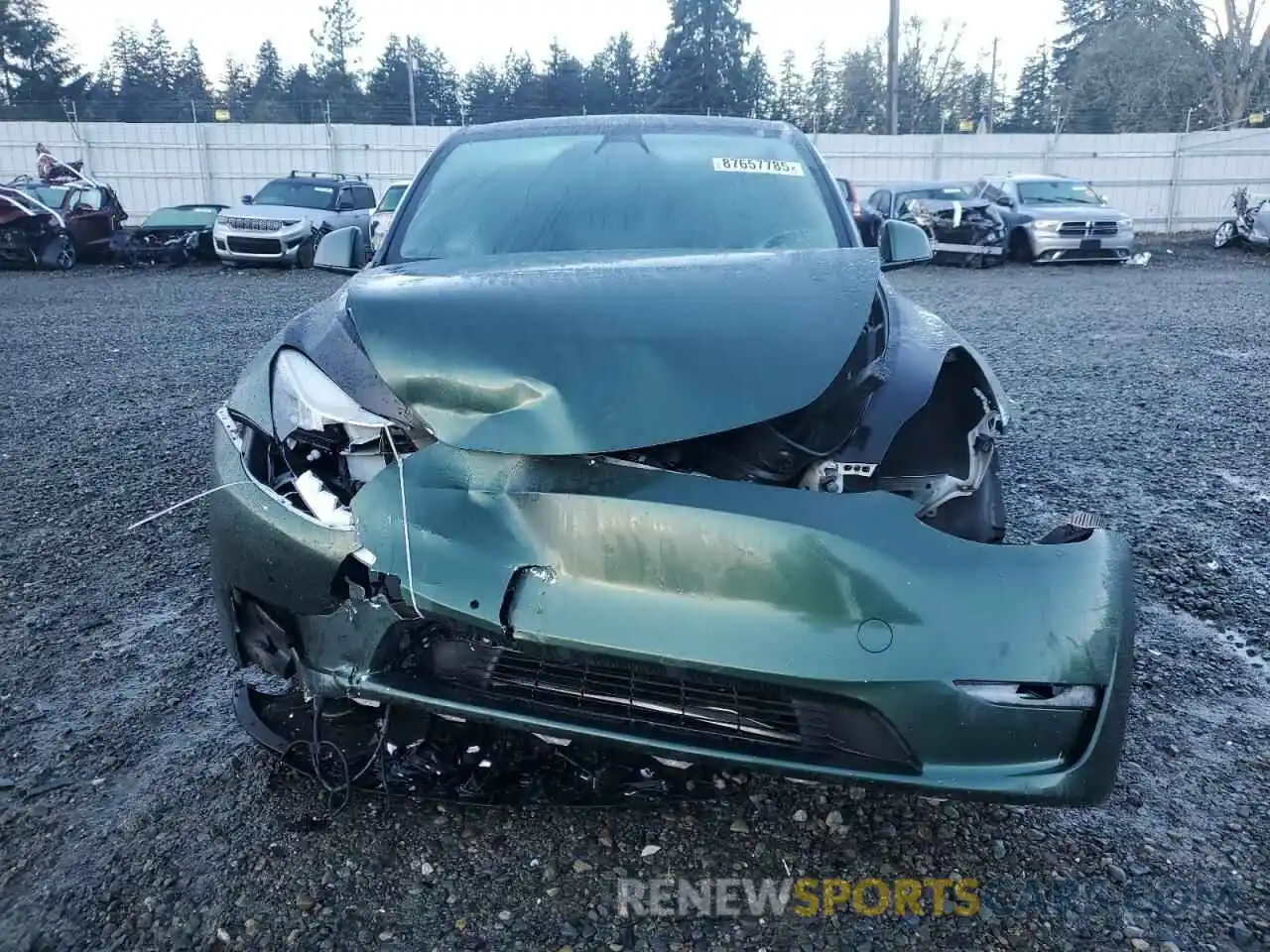 5 Photograph of a damaged car 5YJYGDEE9LF056194 TESLA MODEL Y 2020