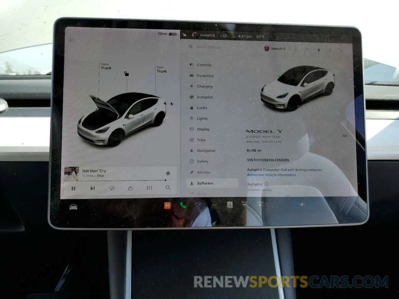 9 Photograph of a damaged car 5YJYGDEE9LF056289 TESLA MODEL Y 2020