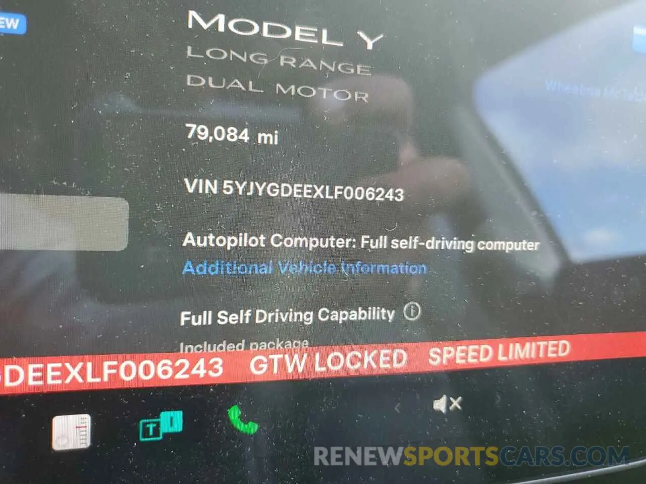 9 Photograph of a damaged car 5YJYGDEEXLF006243 TESLA MODEL Y 2020