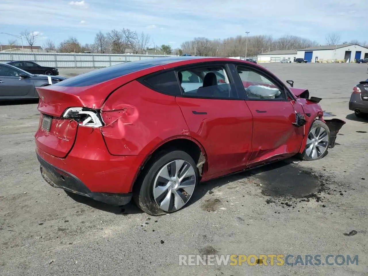 3 Photograph of a damaged car 5YJYGDEEXLF013726 TESLA MODEL Y 2020