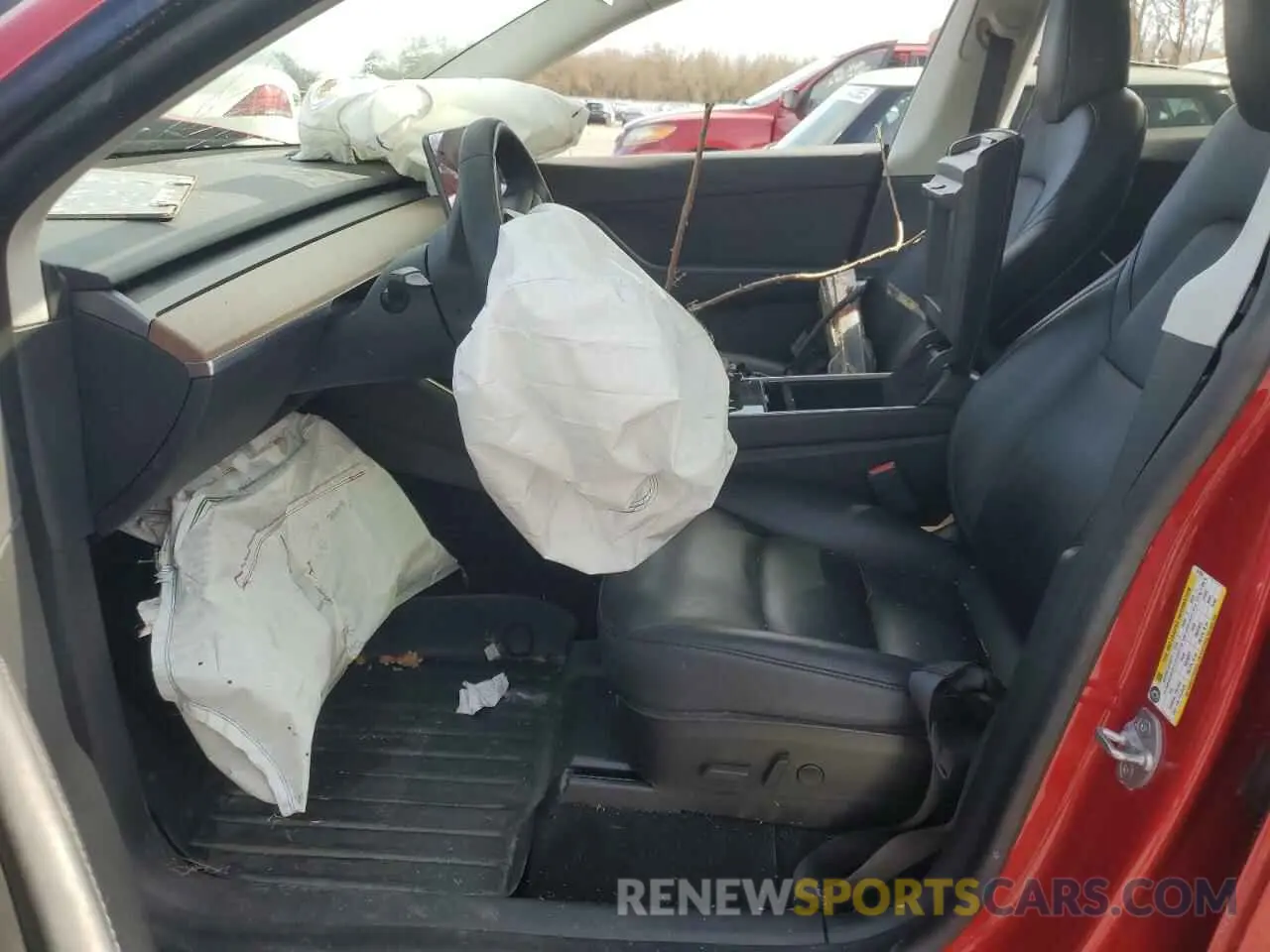 7 Photograph of a damaged car 5YJYGDEEXLF013726 TESLA MODEL Y 2020